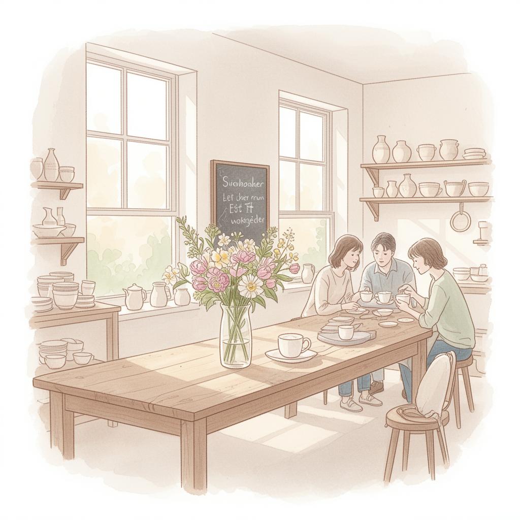 The Fluffy Pann studio interior